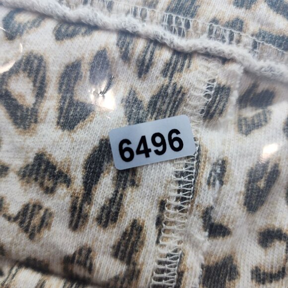 Womens We The Free Oversized Leopard Print Cardigan Button Up Long Sleeve M/L - Picture 11 of 11